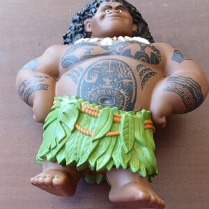 Disney Action Figure with Green Skirt and Brown Tattoos